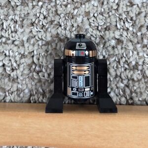 LEGO Star Wars R2-Q5 Astromech Droid Minifigure Imperial Black Silver sw0213